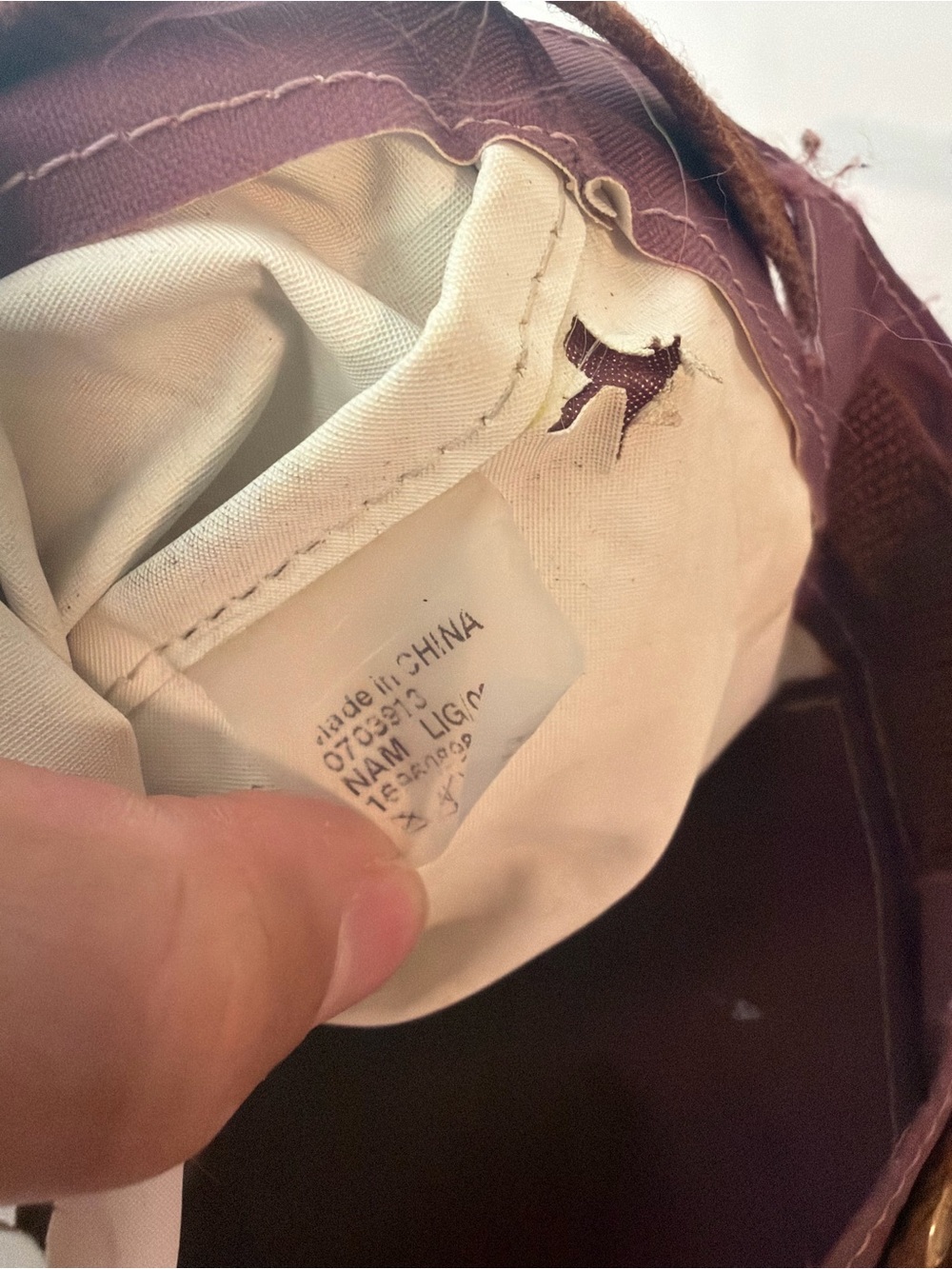 Authentic longchamp backpack - Picture 5 of 5
